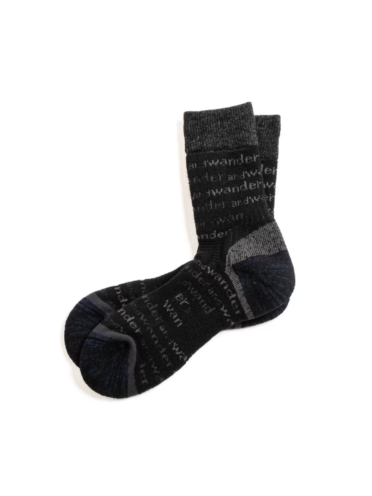 Wool Sock Black^and wander Hot