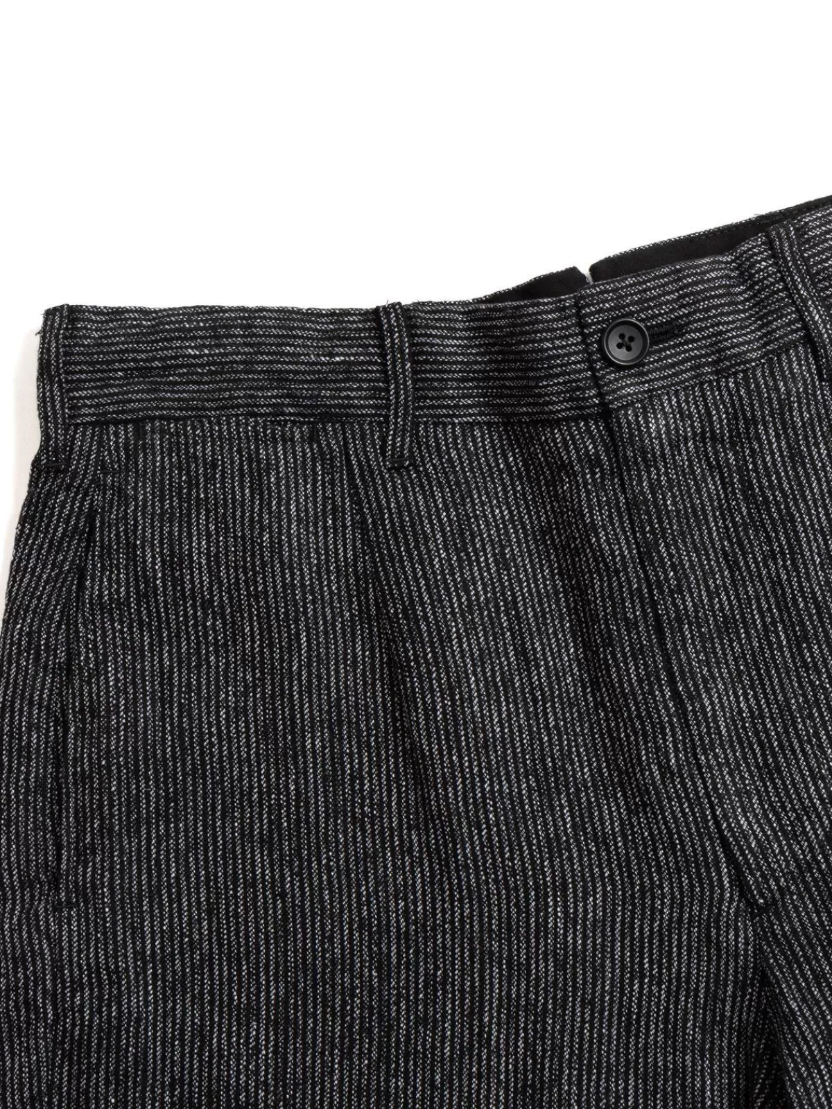 Andover Pant Black/Grey Linen Stripe^Engineered Garments Online