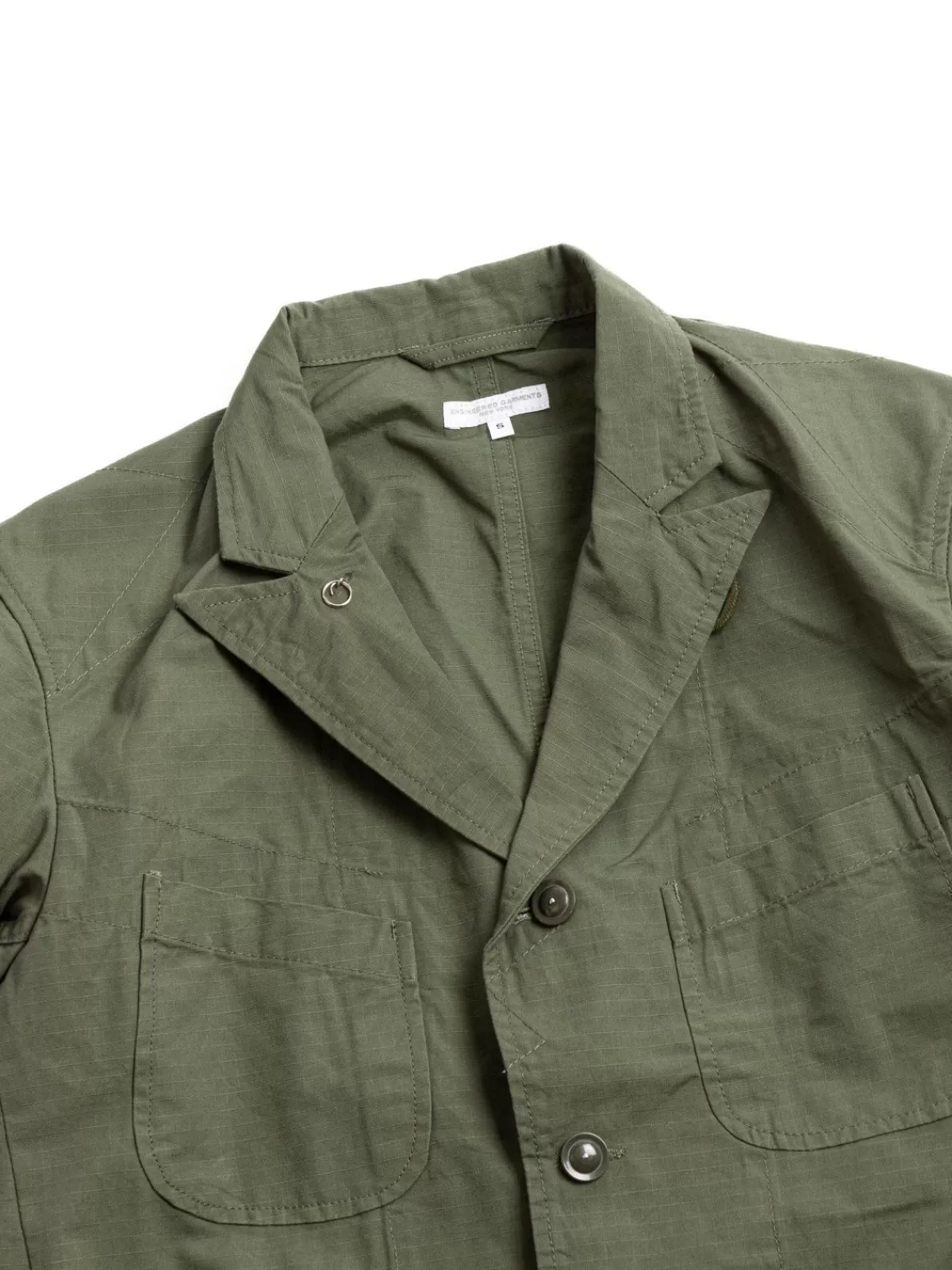 Bedford Jacket Olive Cotton Ripstop^Engineered Garments Clearance