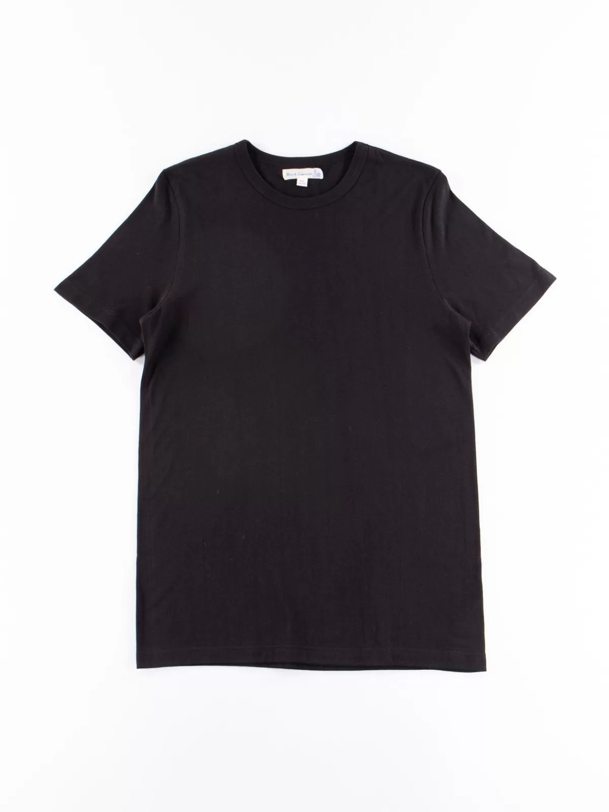 Black 1950Sea Sea Island Cotton Crew Neck Tee^Merz B. Schwanen Flash Sale