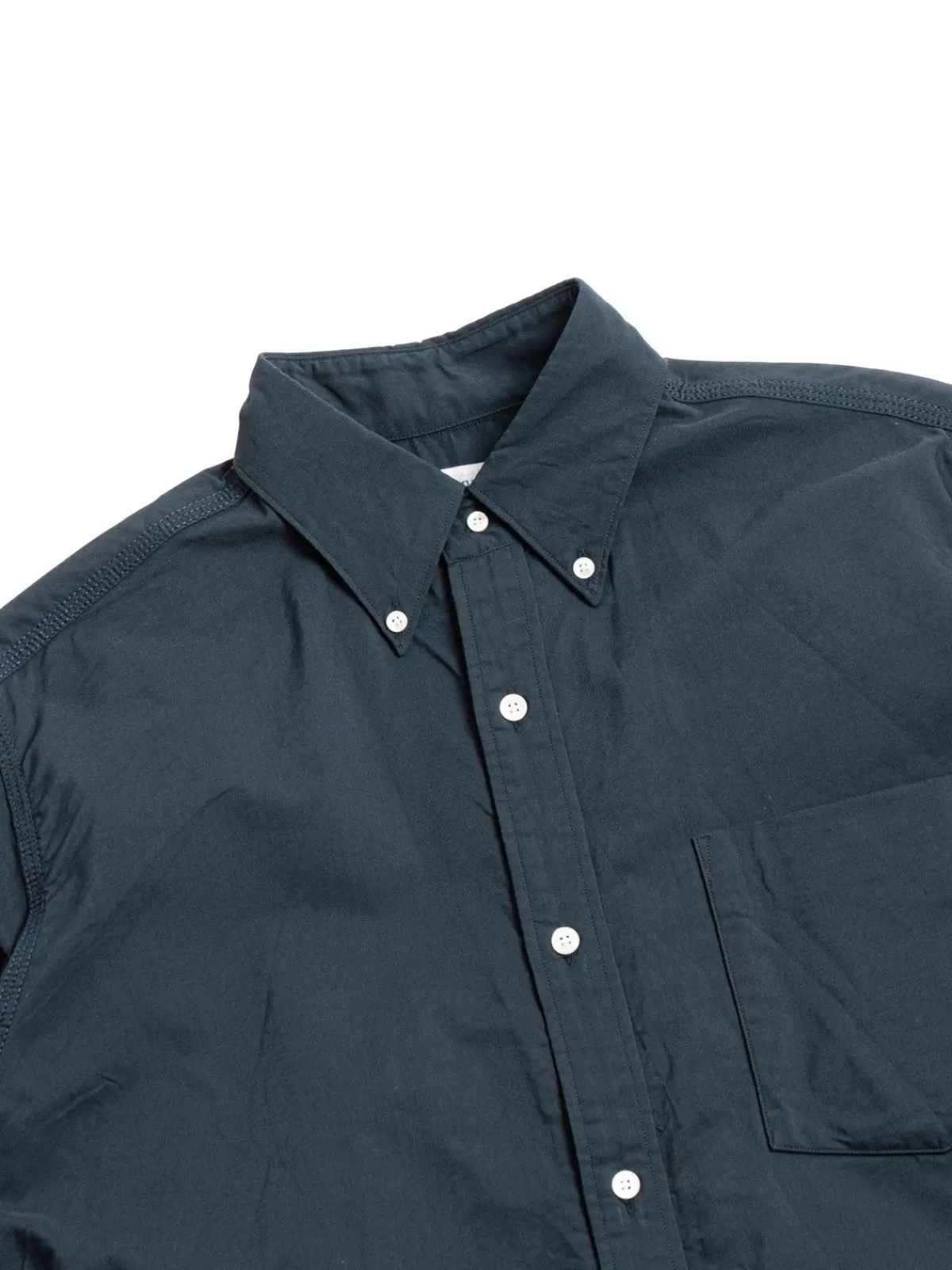 Button Down Wind Shirt Dark Navy^Nanamica Fashion