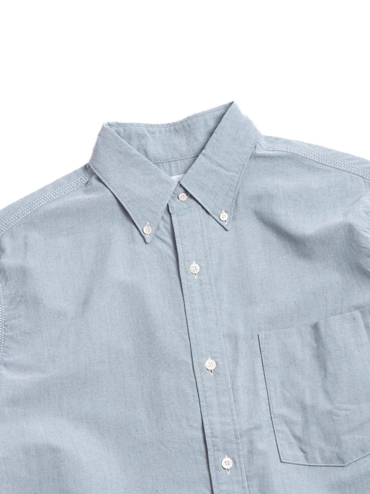 Button Down Wind Shirt Grayish Navy^Nanamica Outlet