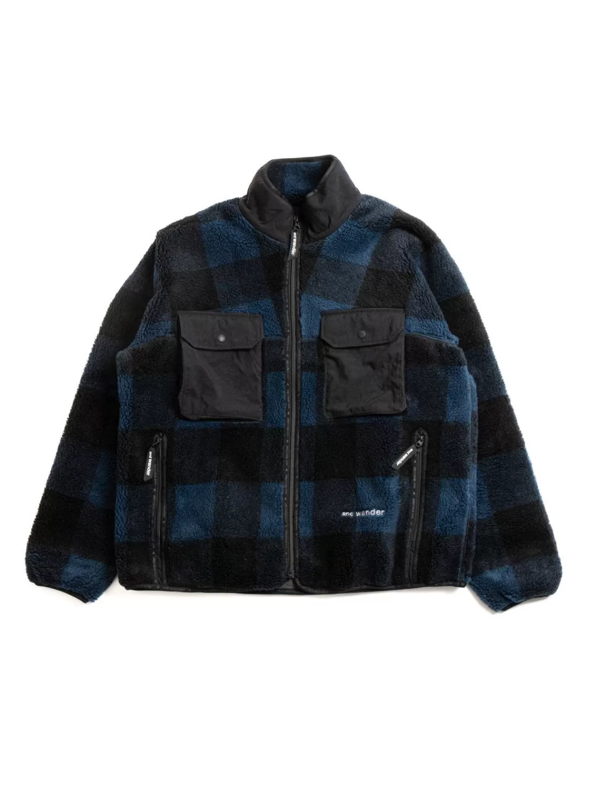 Check Boa Jacket Blue^and wander Flash Sale