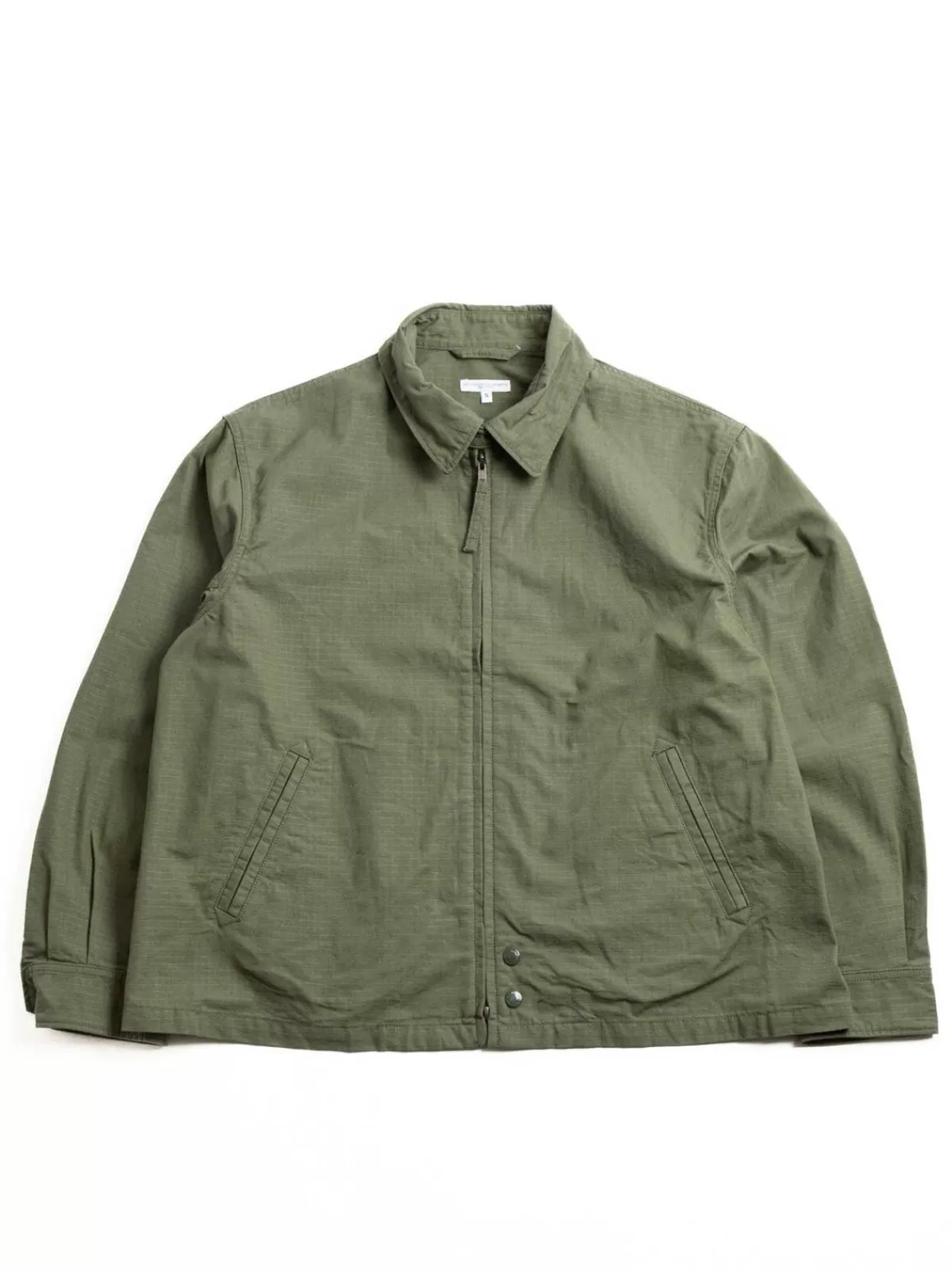 Claigton Jacket Olive Cotton Ripstop^Engineered Garments Online