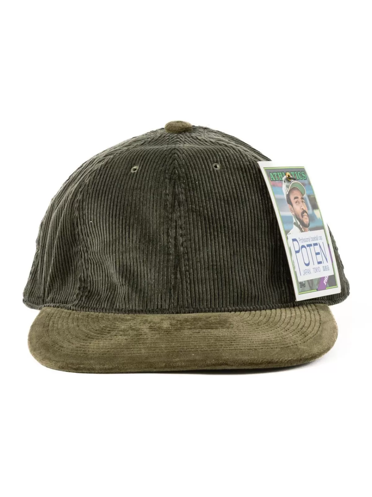 Cole & Velvet Olive Baseball Cap^Poten Sale