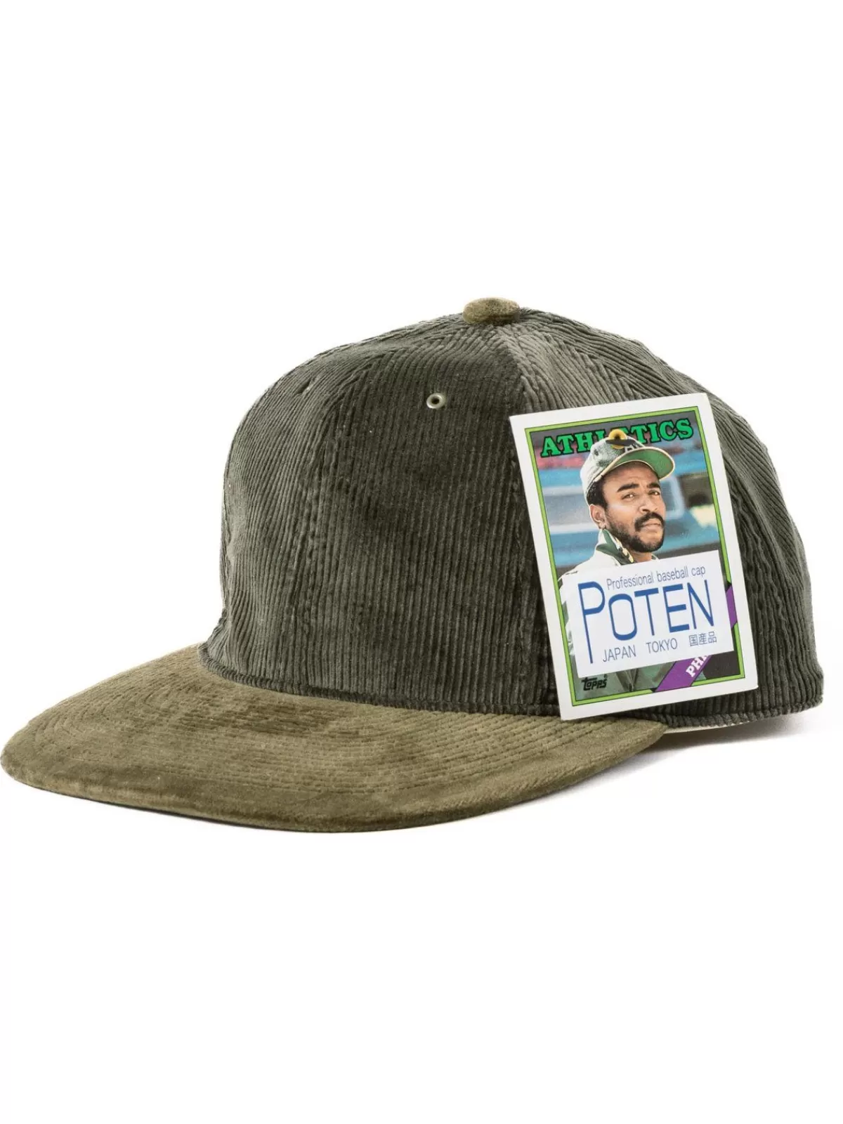 Cole & Velvet Olive Baseball Cap^Poten Sale