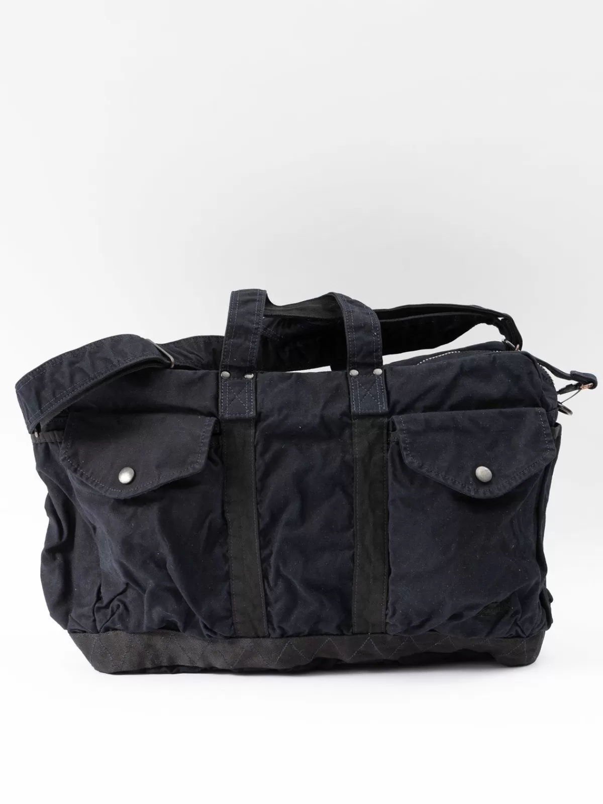 Crag 2Way Boston Bag (L) Navy^Porter – Yoshida & Co Ltd Fashion