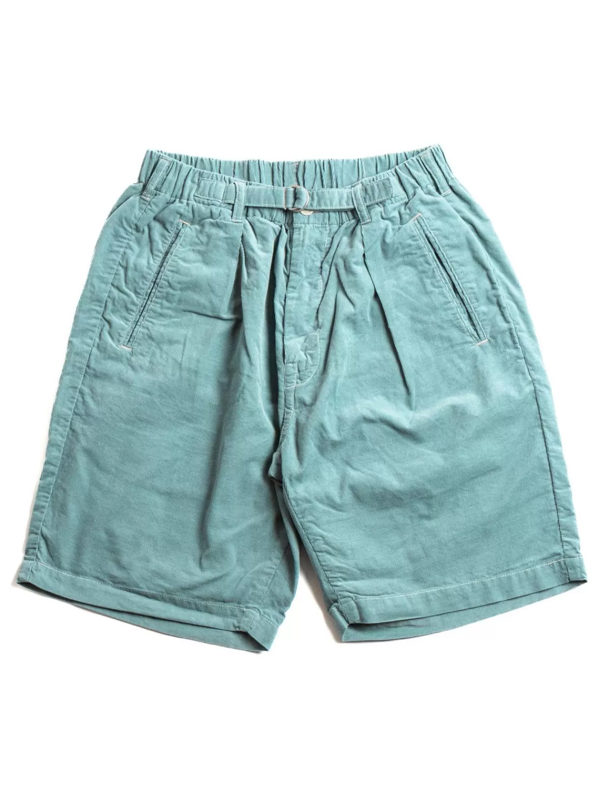 E Z Lax 4 Shorts Summer Cords Muscat Green^Post O’alls Flash Sale
