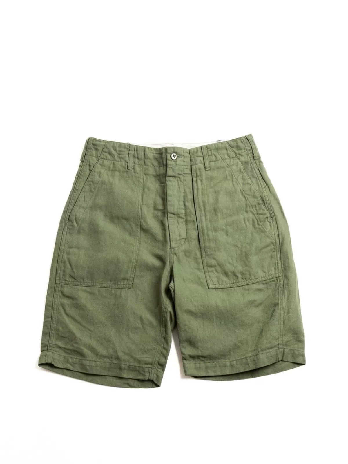 Fatigue Short Olive Cotton Hemp Satin^Engineered Garments Best Sale