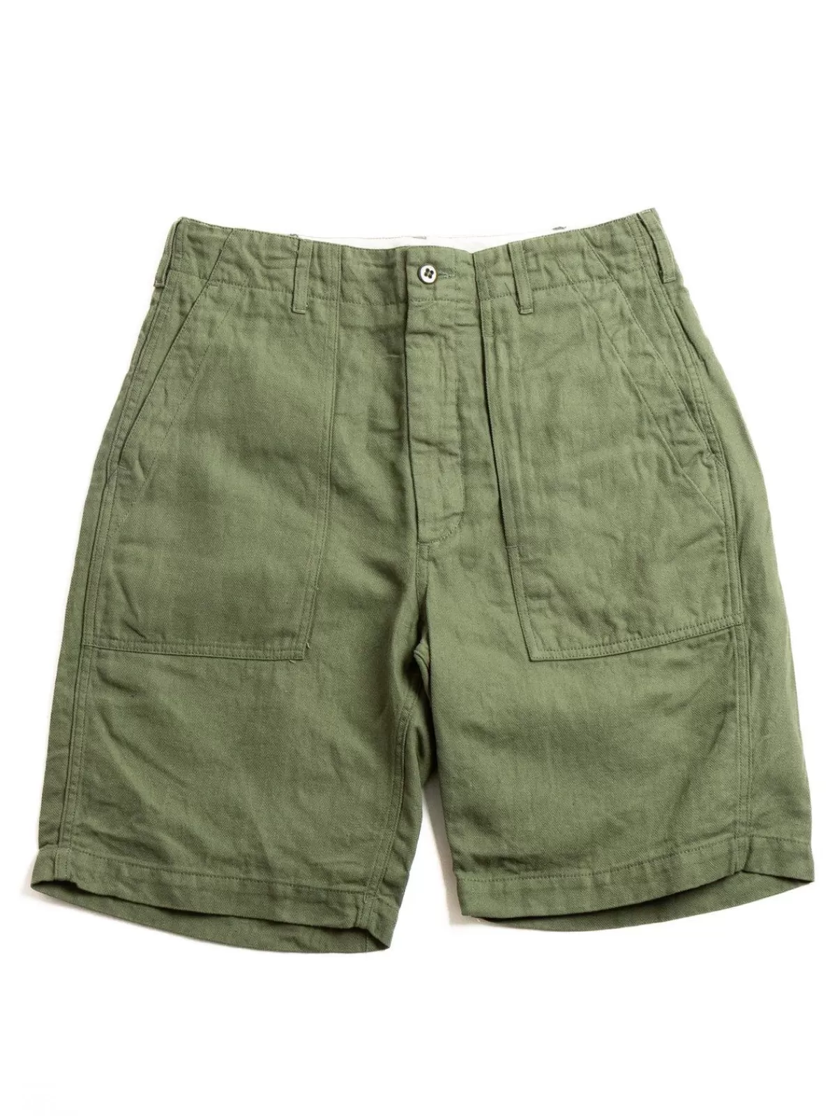 Fatigue Short Olive Cotton Hemp Satin^Engineered Garments Best Sale