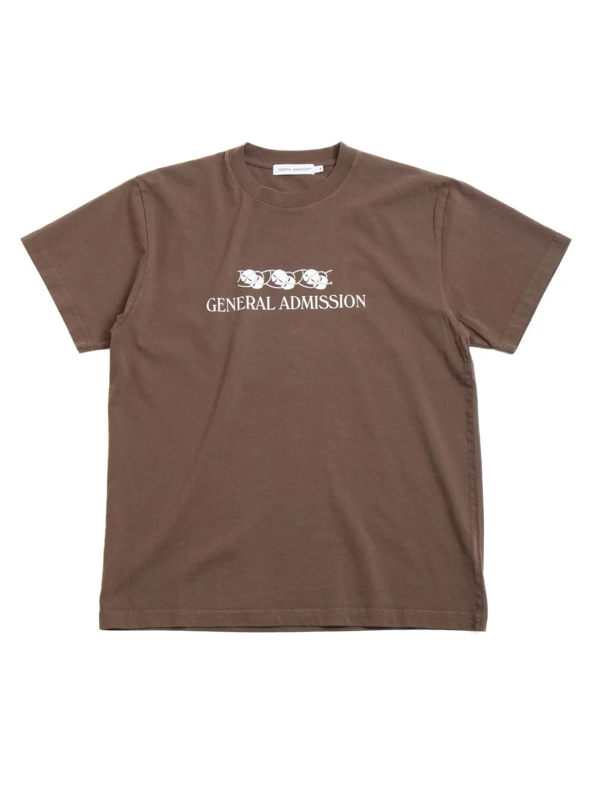 General Admission Tee Brown^The Bureaubel Fast Fashion