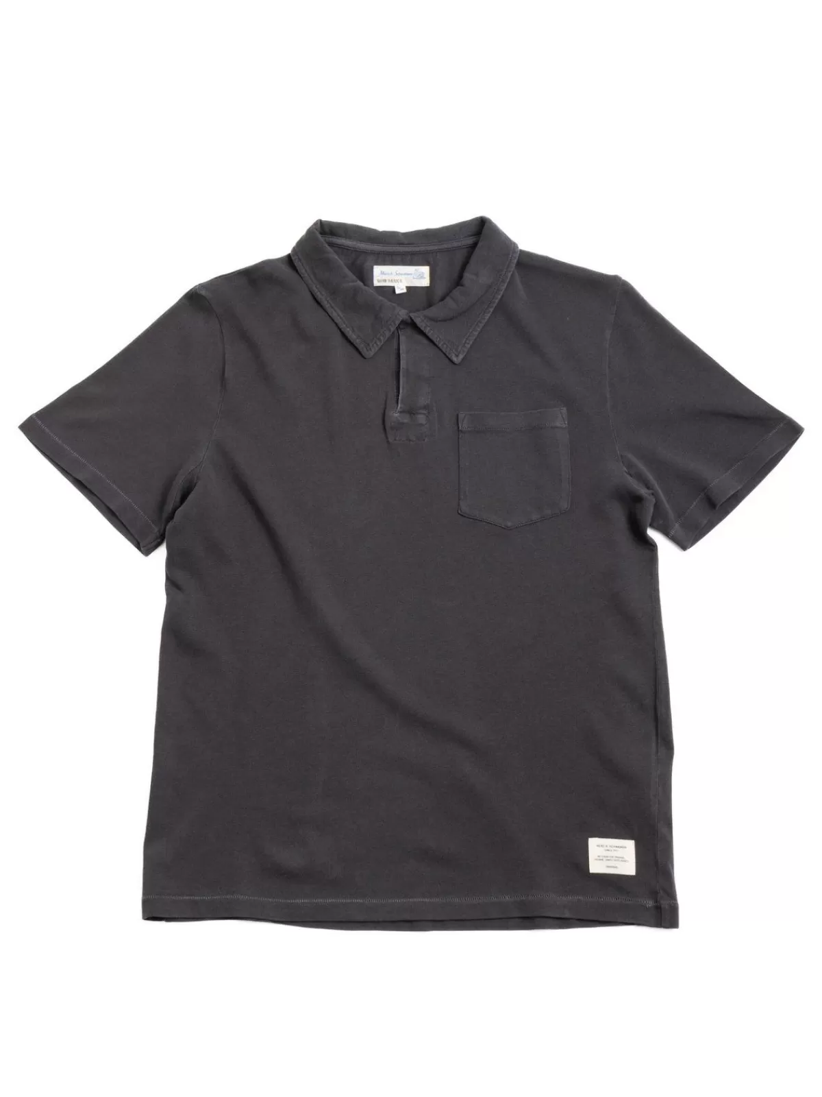 Good Basics Plp04 Polo Shirt Washed Graphite^Merz B. Schwanen Store