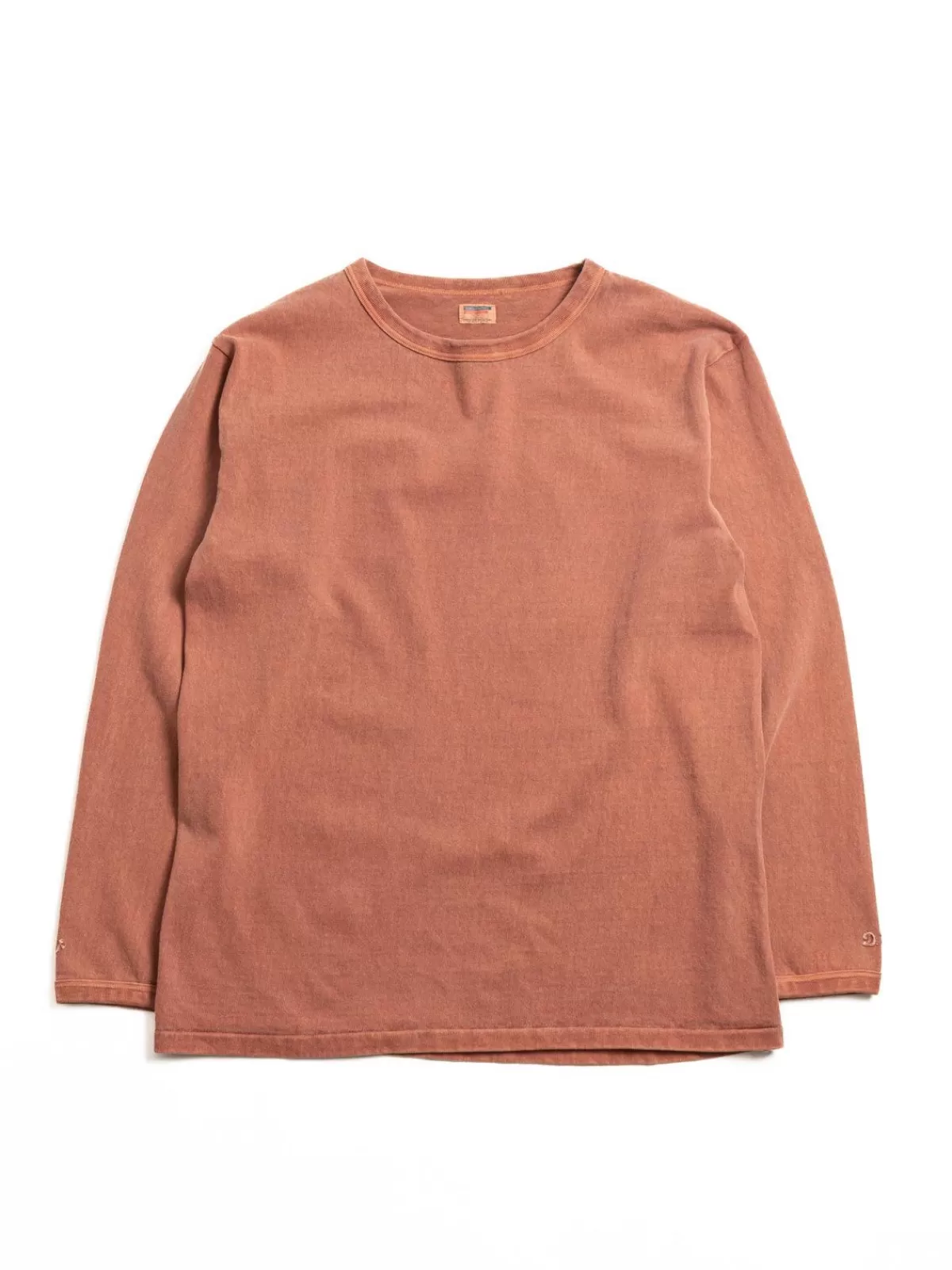 Heavy Weight Pigment Dyed L/S Tee Brick Red^DUBBLE WORKS Cheap