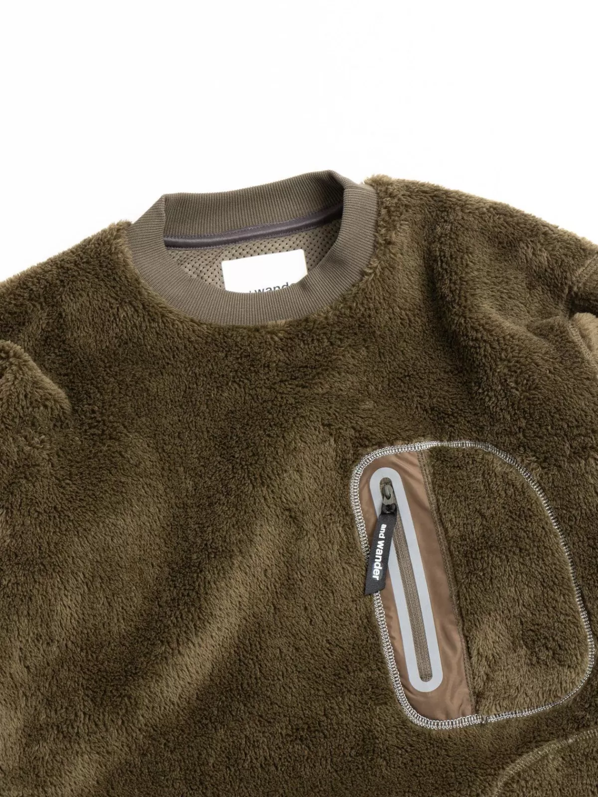 High Loft Fleece Pullover Khaki^and wander Sale