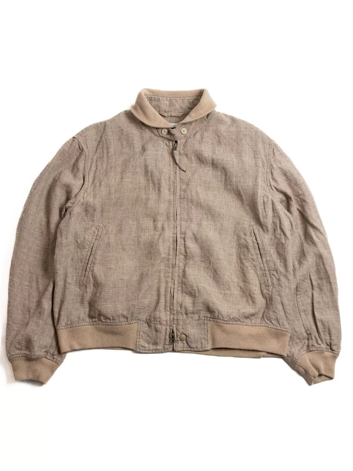 Ll Jacket Beige Linen Glen Plaid^Engineered Garments Best