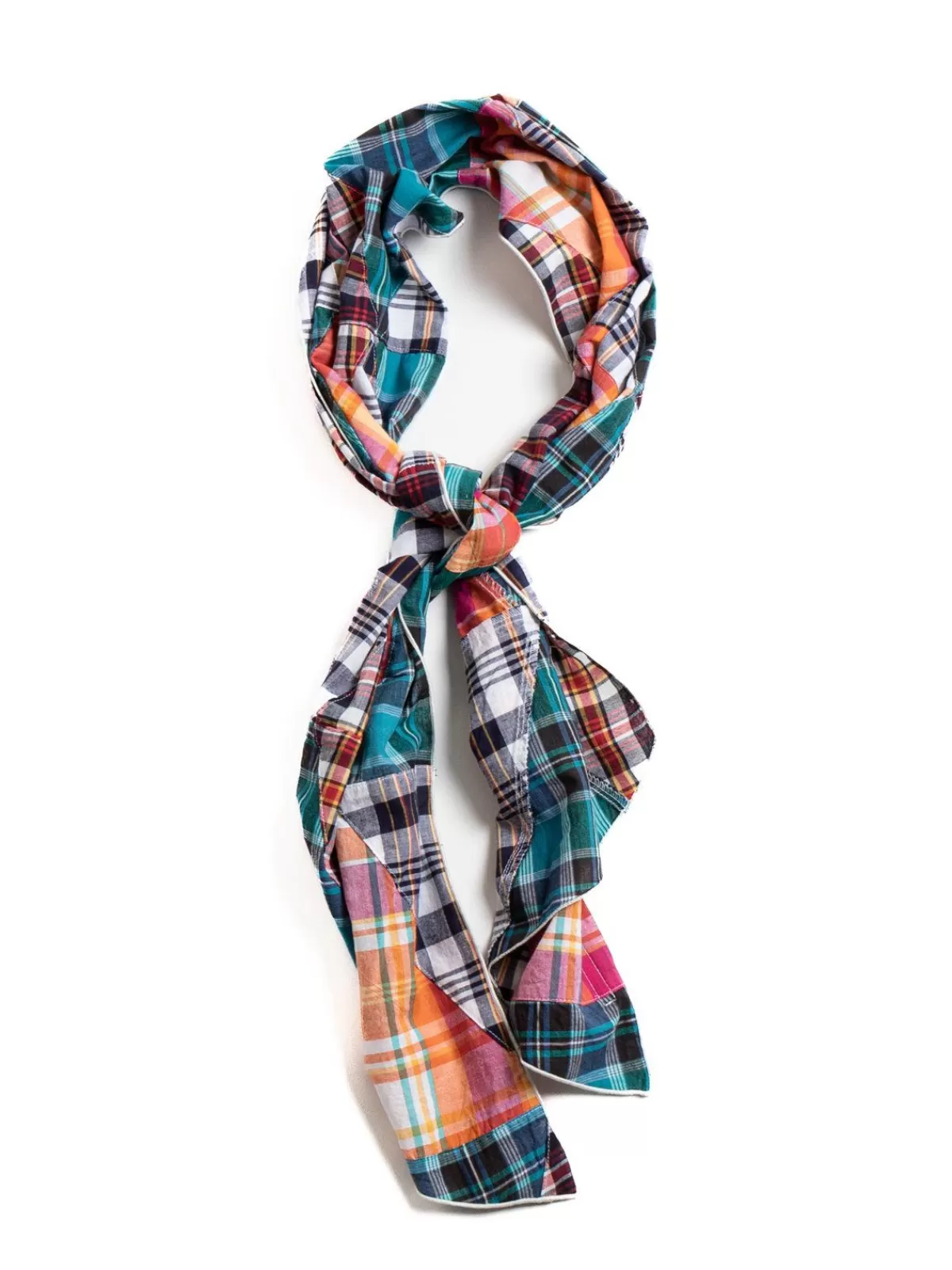 Long Scarf Multi Color Patchwork Triangle Plaid^Engineered Garments Cheap