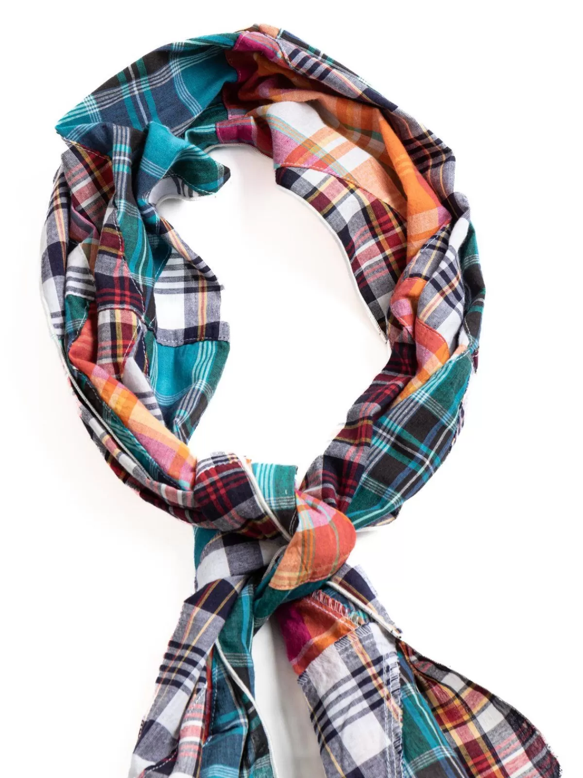 Long Scarf Multi Color Patchwork Triangle Plaid^Engineered Garments Cheap