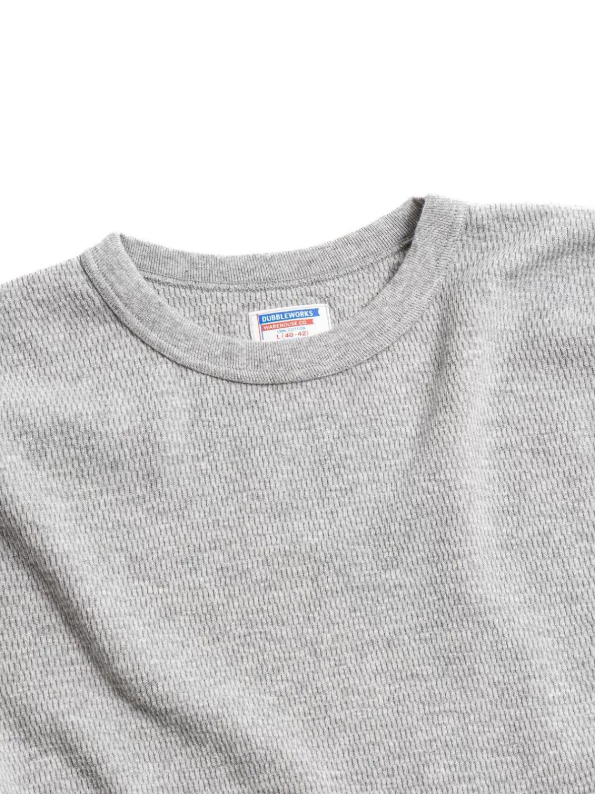 Lot.54002 Thermal Crew Neck Tee H.Grey^DUBBLE WORKS Best