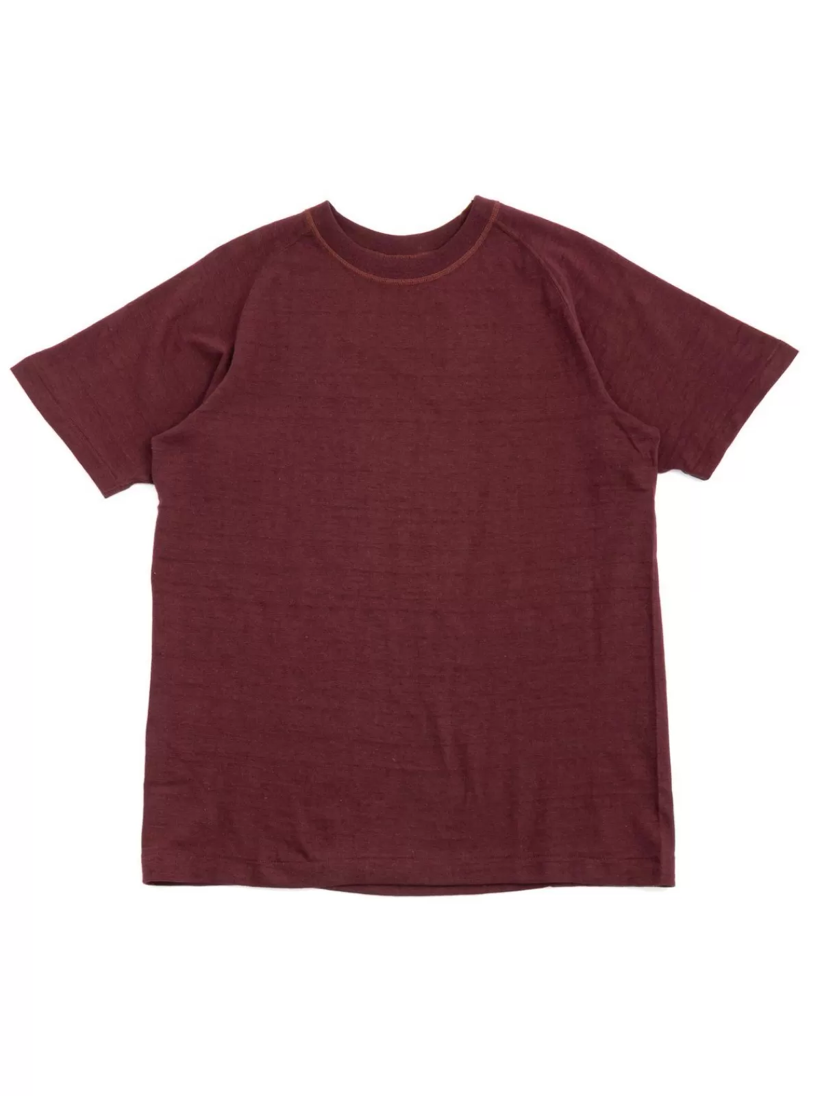 Lot 4048 S/S Freedom T Shirt Bordeaux^Warehouse & Co Fashion