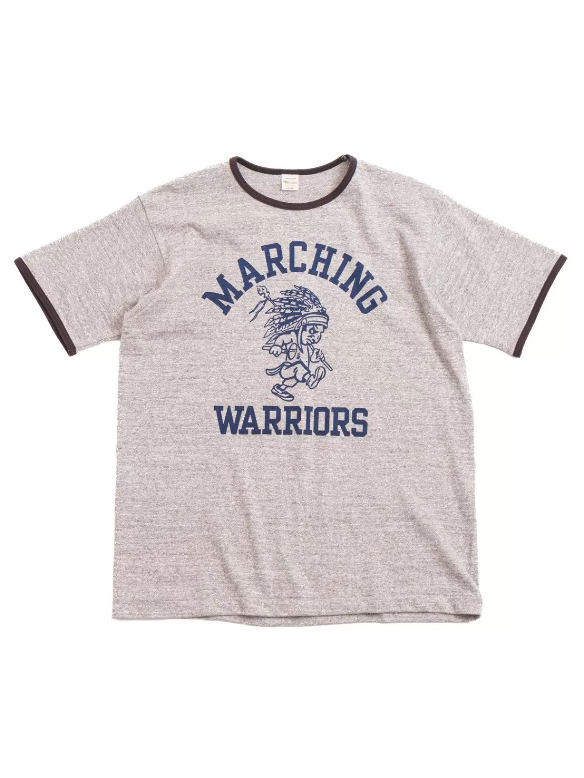 Lot 4059 Ringer T Shirt Marching Heather Gray^Warehouse & Co Sale