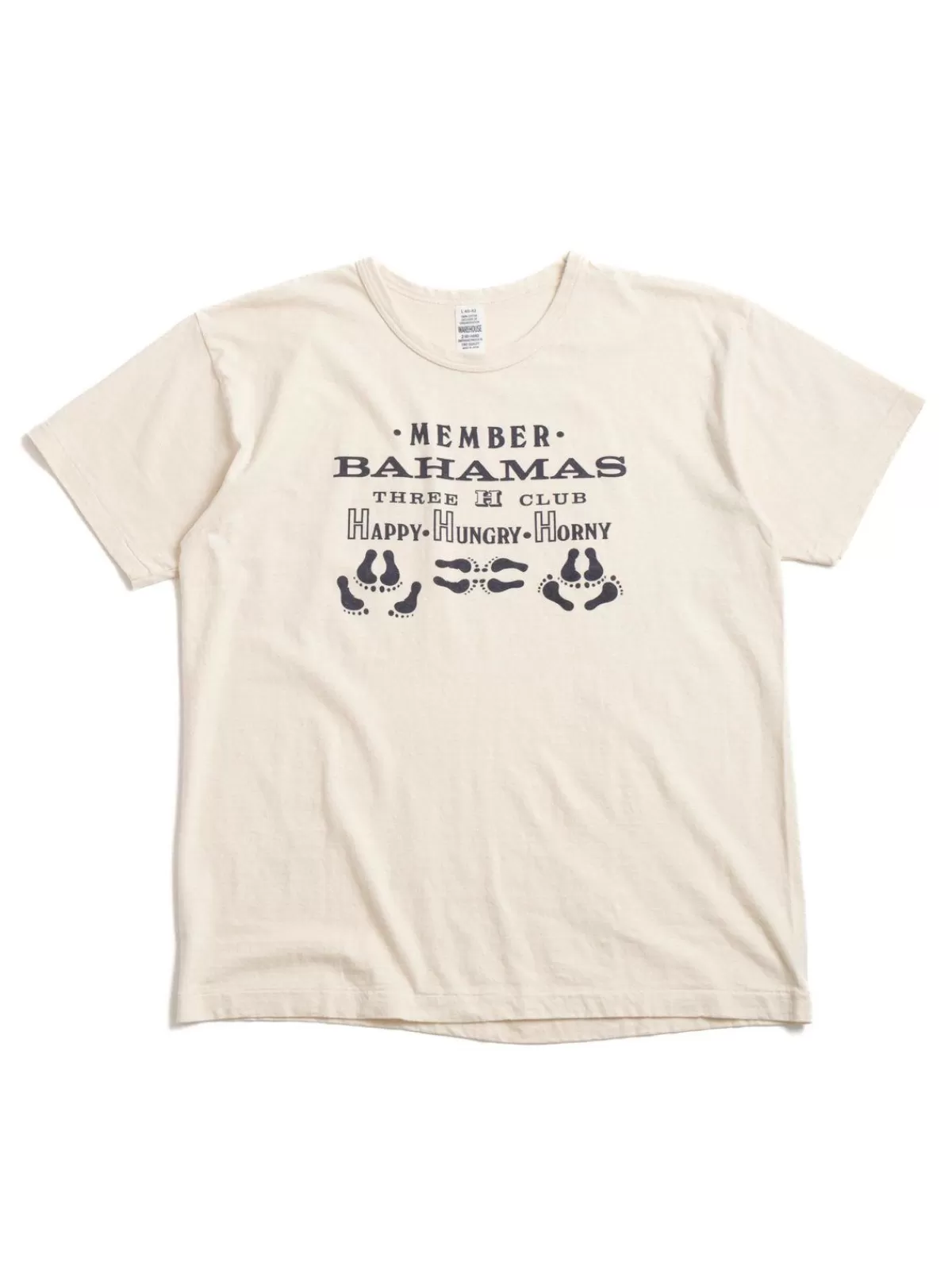 Lot 4064 Bahamas T Shirt Cream^Warehouse & Co Fashion