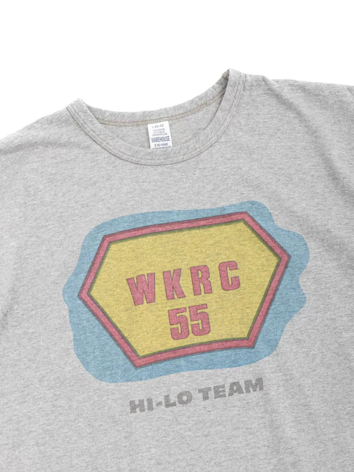 Lot 4064 Wkrc 55 T Shirt Heather Grey^Warehouse & Co Sale