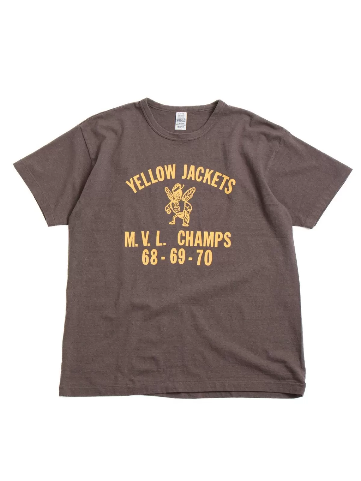 Lot 4064 Yellow Jackets T Shirt Charcoal^Warehouse & Co Fashion