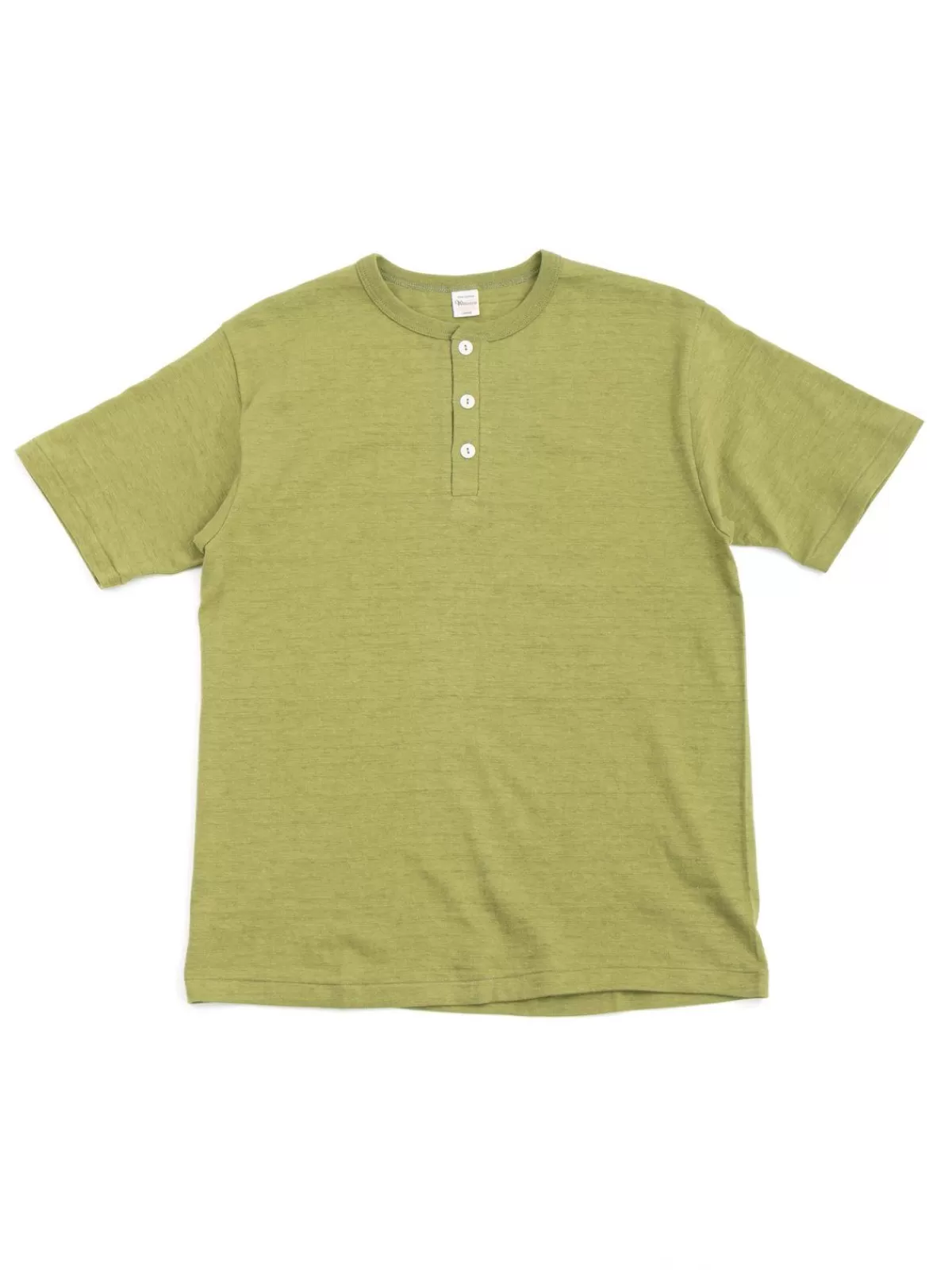 Lot 4601 Henley Neck T Grass Green^Warehouse & Co Flash Sale