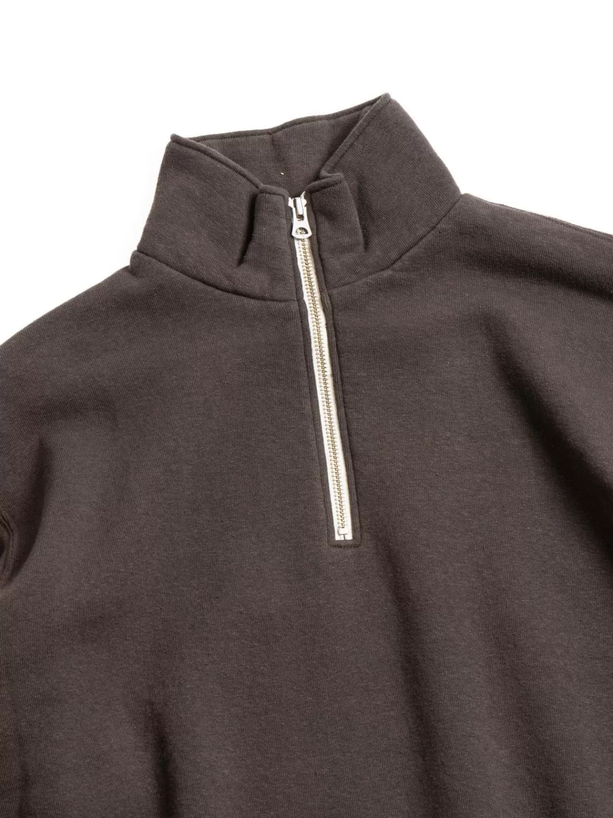 Lot 86014 Loop Wheel High Neck Half Zip Sweatshirt Sumikuro^DUBBLE WORKS Clearance