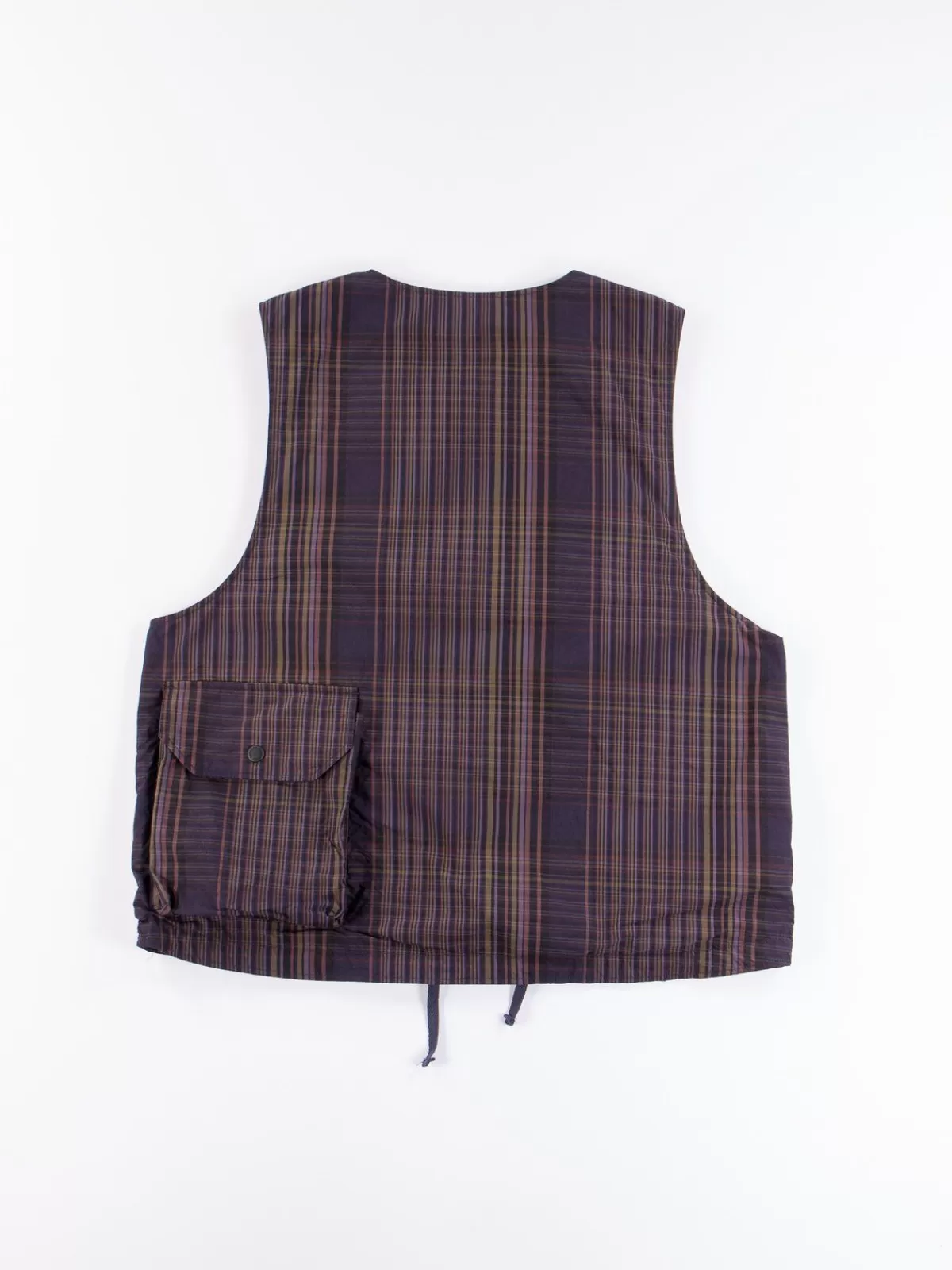 Multi Color Nyco Plaid Cover Vest^Engineered Garments Best