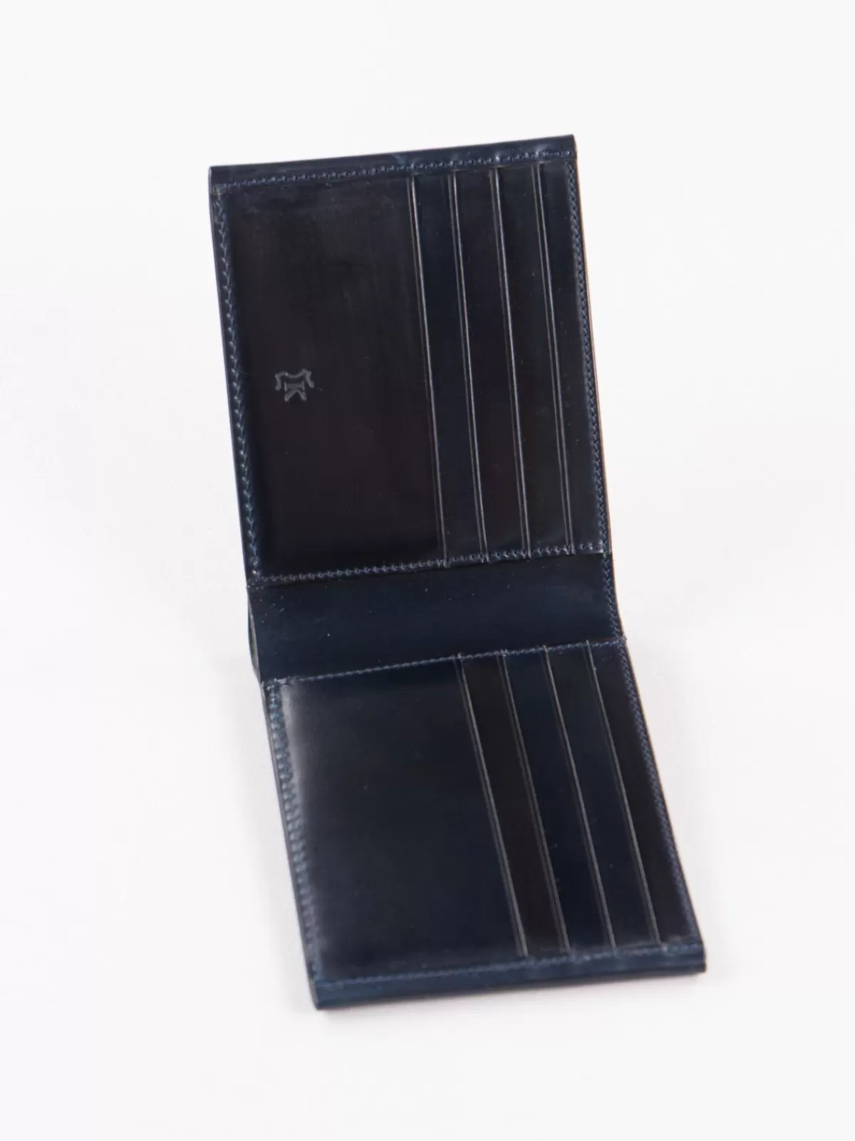 Navy Horween Cordovan 4 4 Wallet^KREIS Store