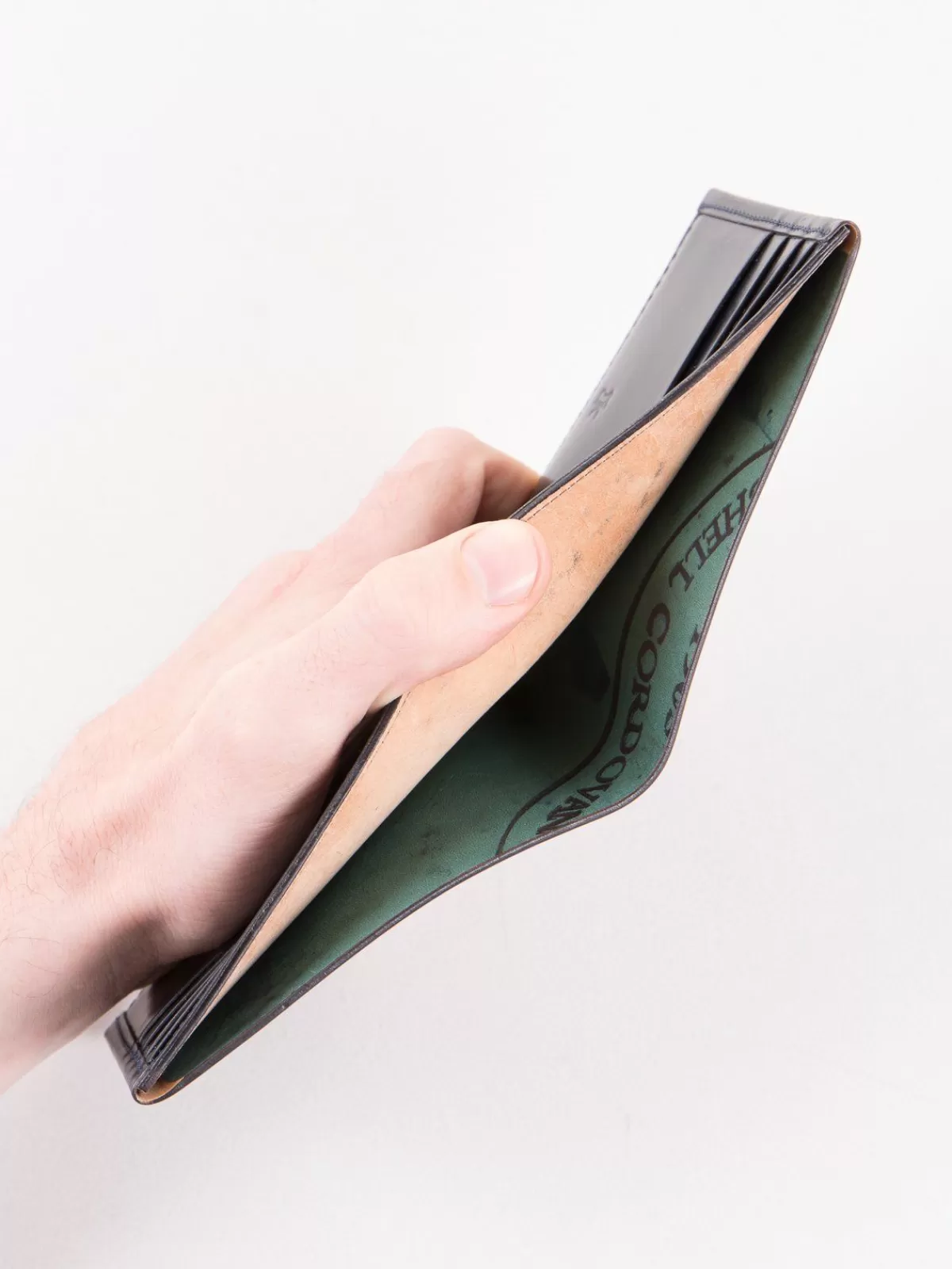 Navy Horween Cordovan 4 4 Wallet^KREIS Store