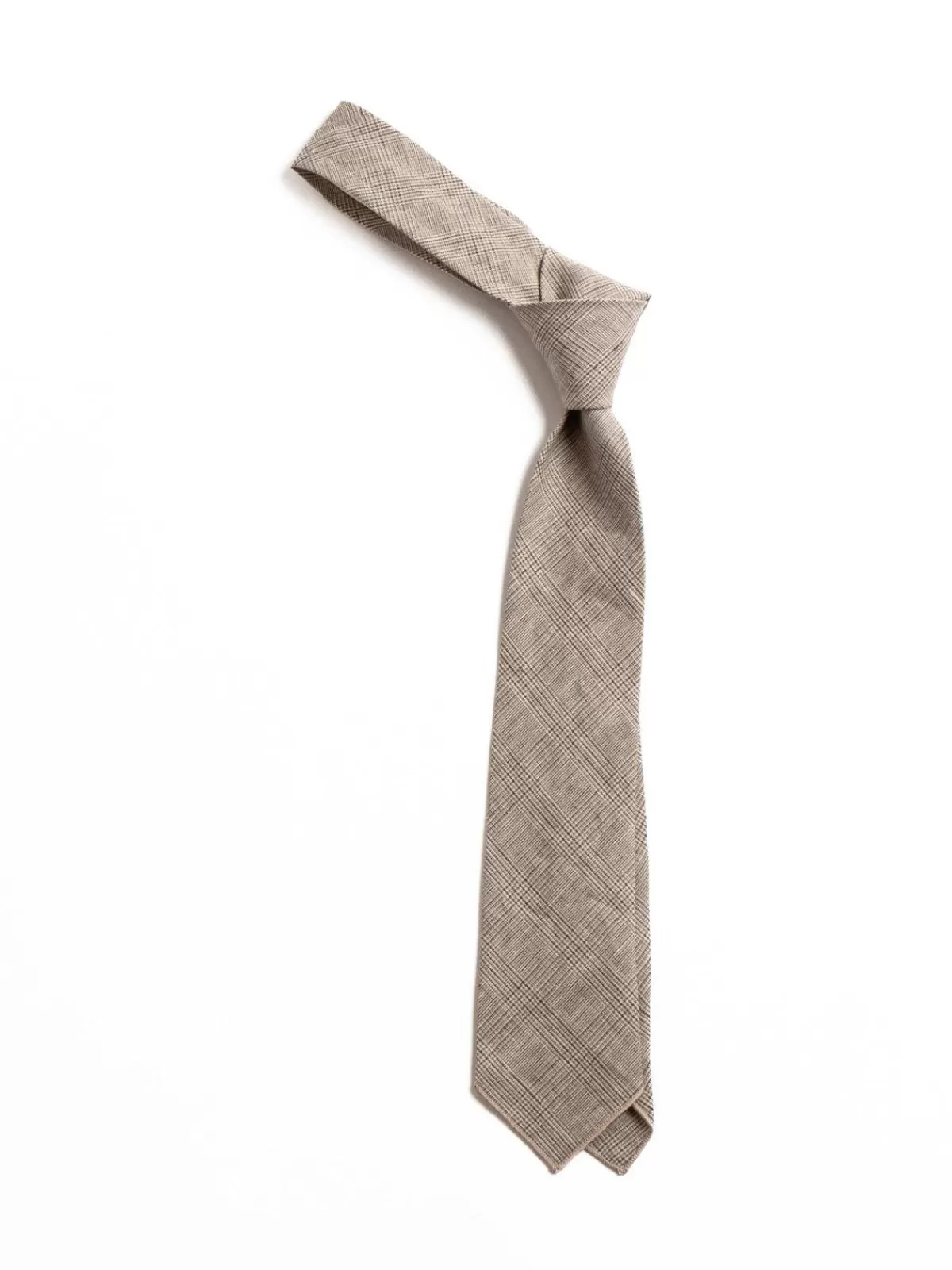 Neck Tie Beige Linen Glen Plaid^Engineered Garments Discount