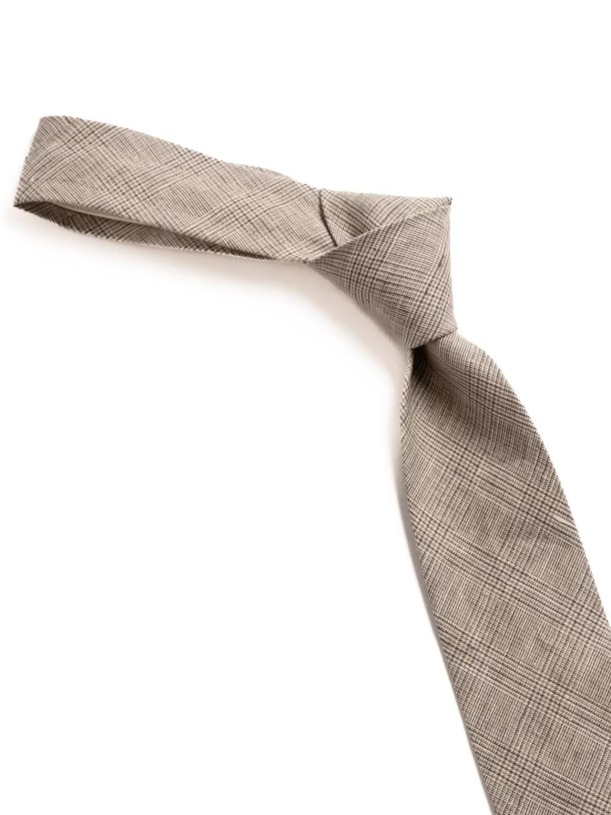 Neck Tie Beige Linen Glen Plaid^Engineered Garments Discount