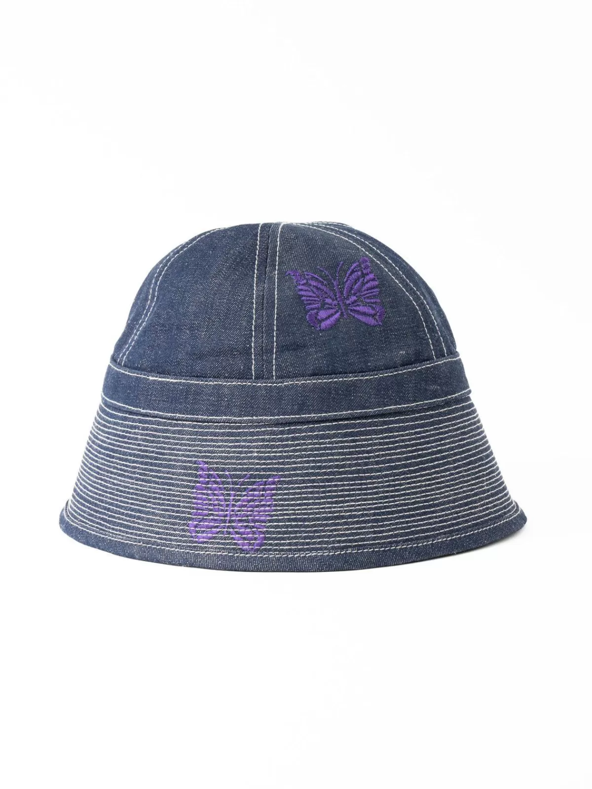 Sailor Hat 10Oz C/L Denim / Papillon Emb^Needles New