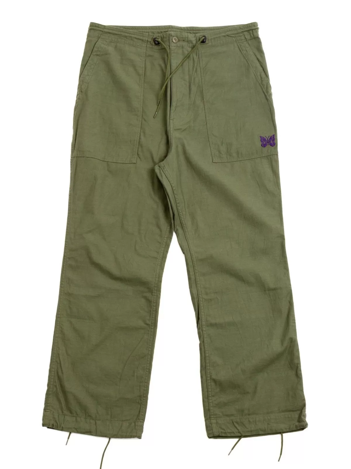 String Fatigue Pant Back Sateen Olive^Needles Cheap