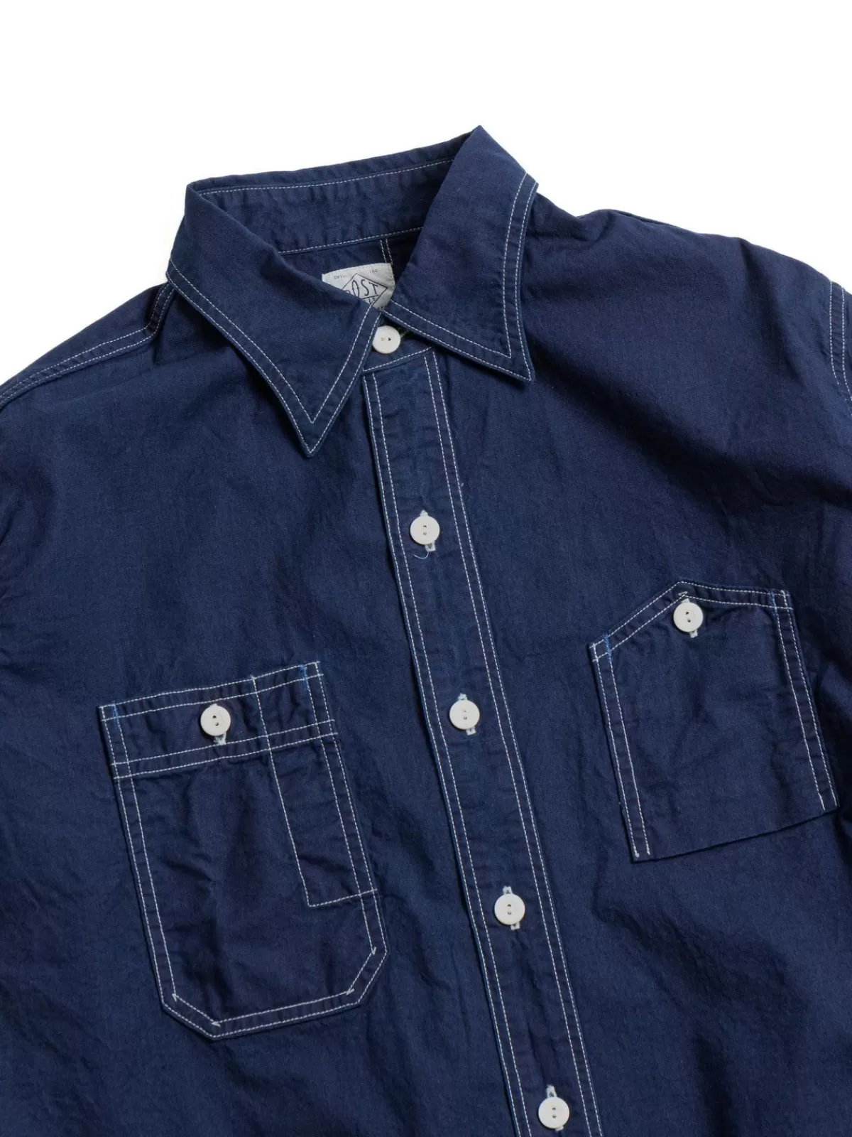 No.6 Shirt Summer Sheeting Indigo^Post O’alls Flash Sale