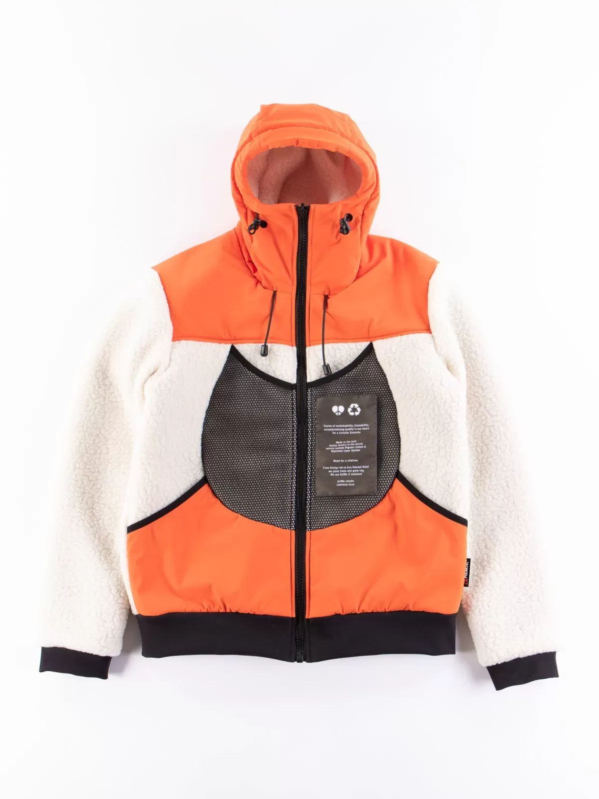 Orange Reversible Hooded Jogger^The Bureaubel Fast Sale