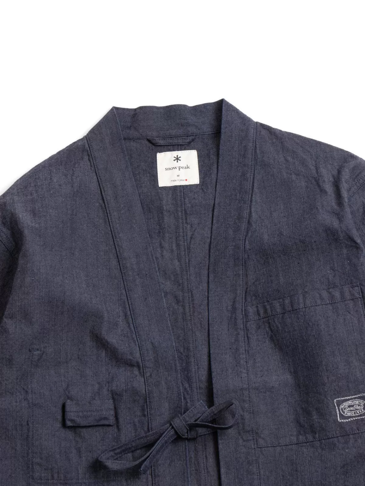 Organic Cotton Canvas Noragi Jacket Indigo^SNOW PEAK APPAREL Cheap