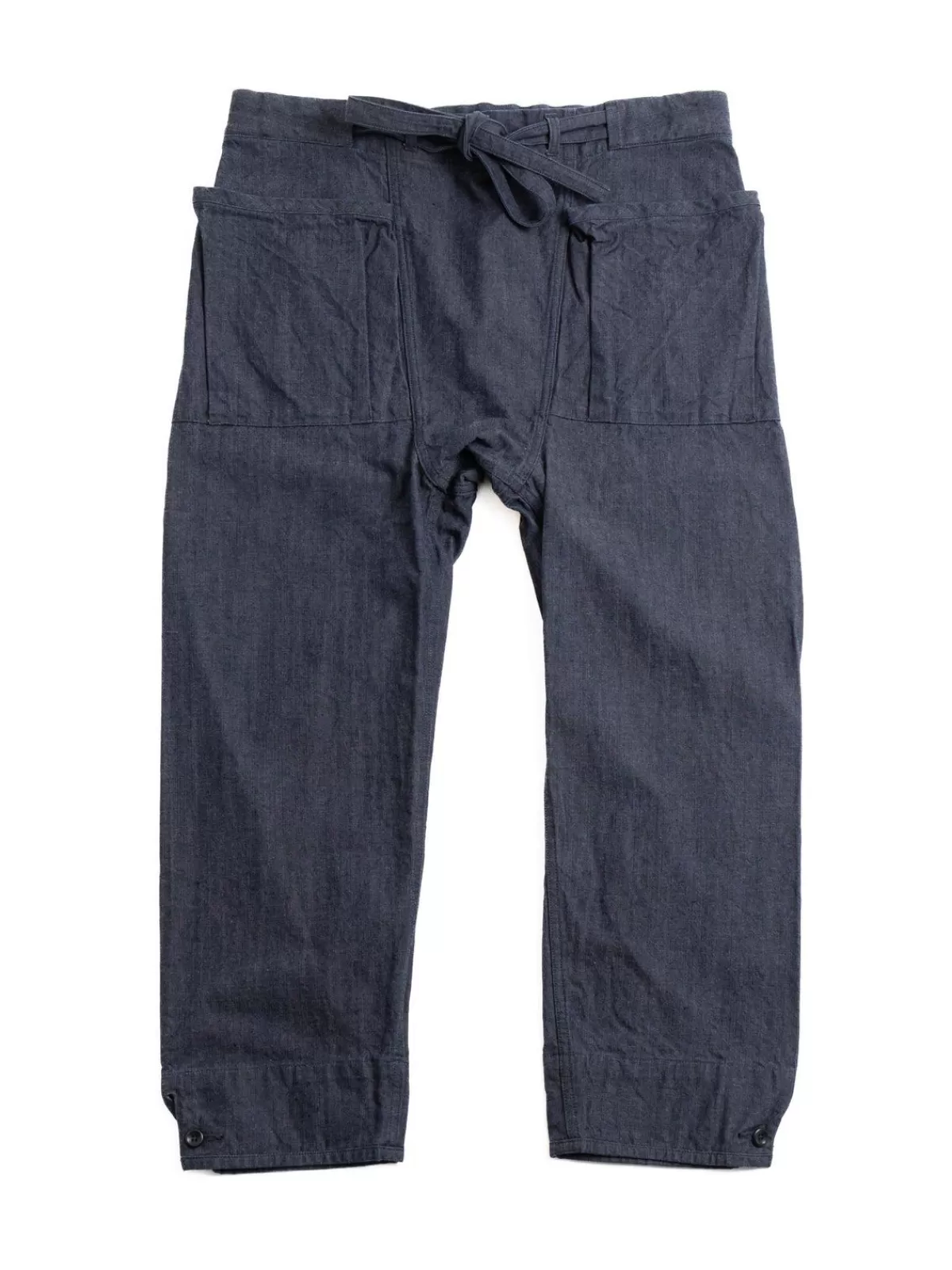 Organic Cotton Canvas Noragi Pants Indigo^SNOW PEAK APPAREL Cheap