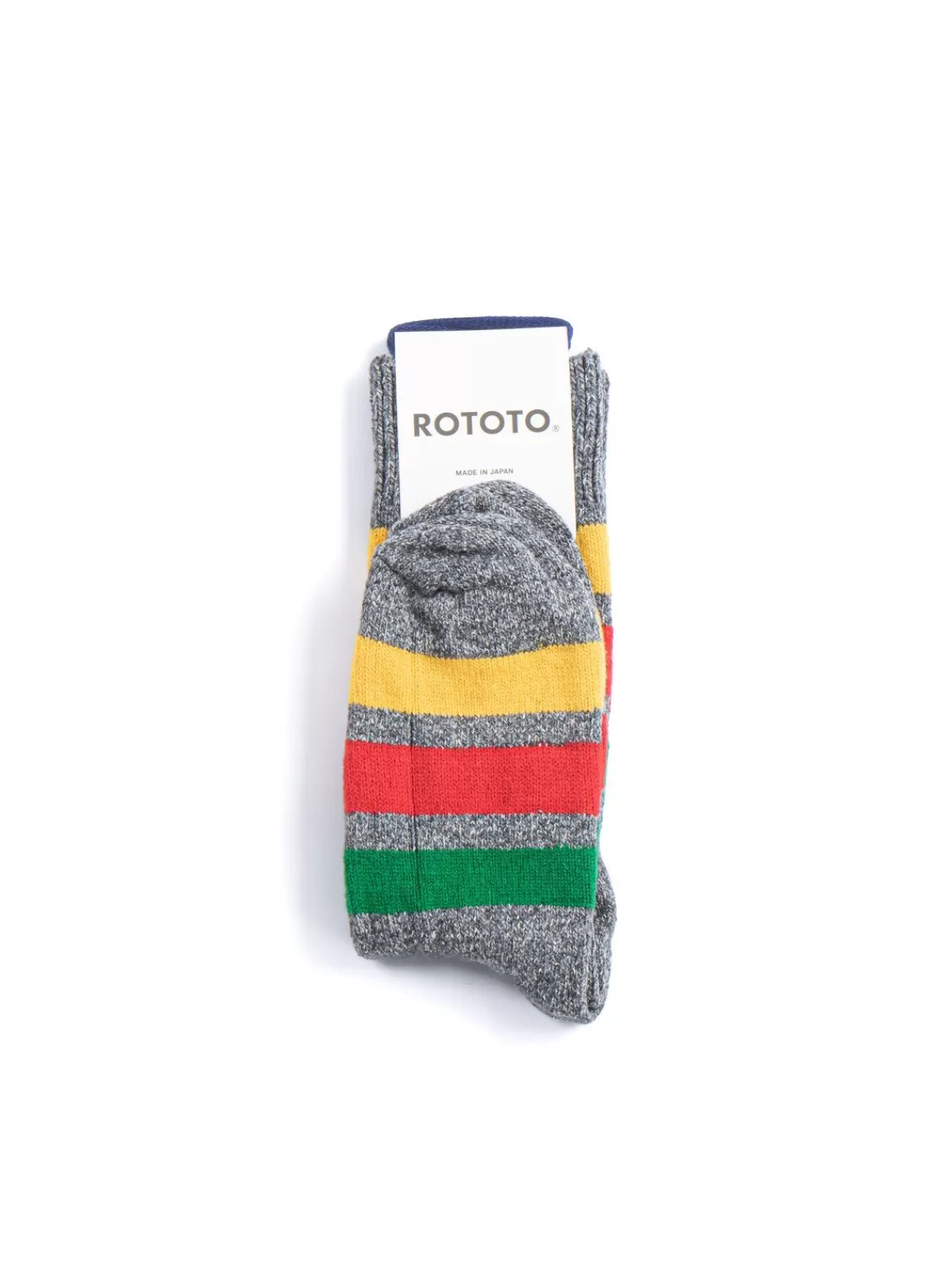 Park Stripe Crew Socks Charcoal^RoToTo Hot