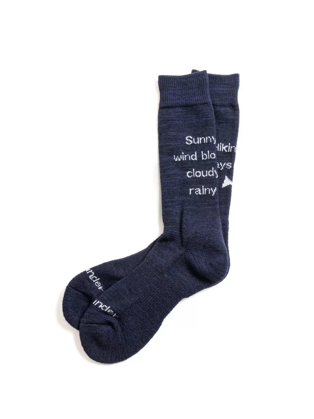 Pe/Co Pile Sock Navy^and wander Hot