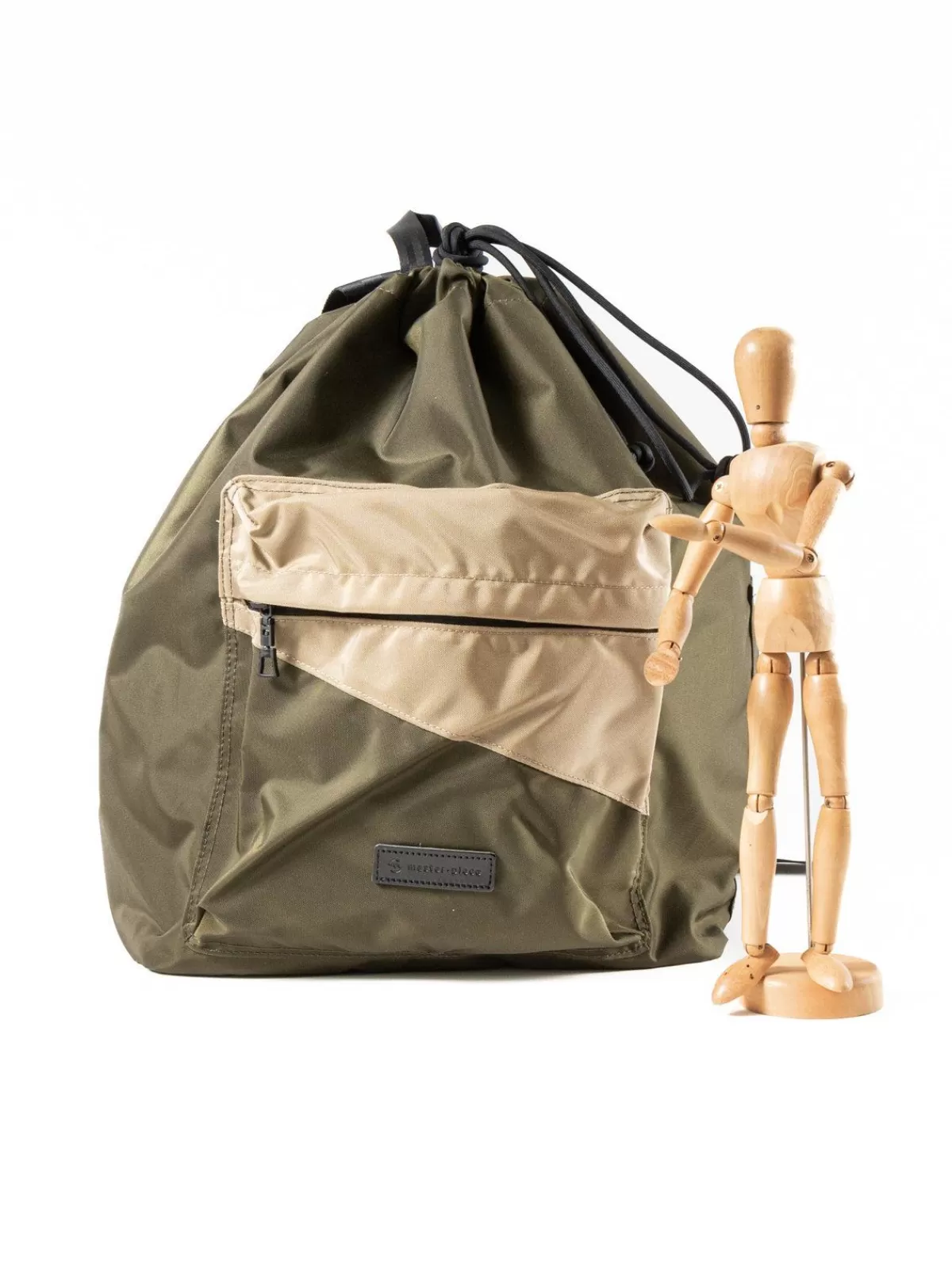 Slant Backpack Khaki^Master–Piece Shop