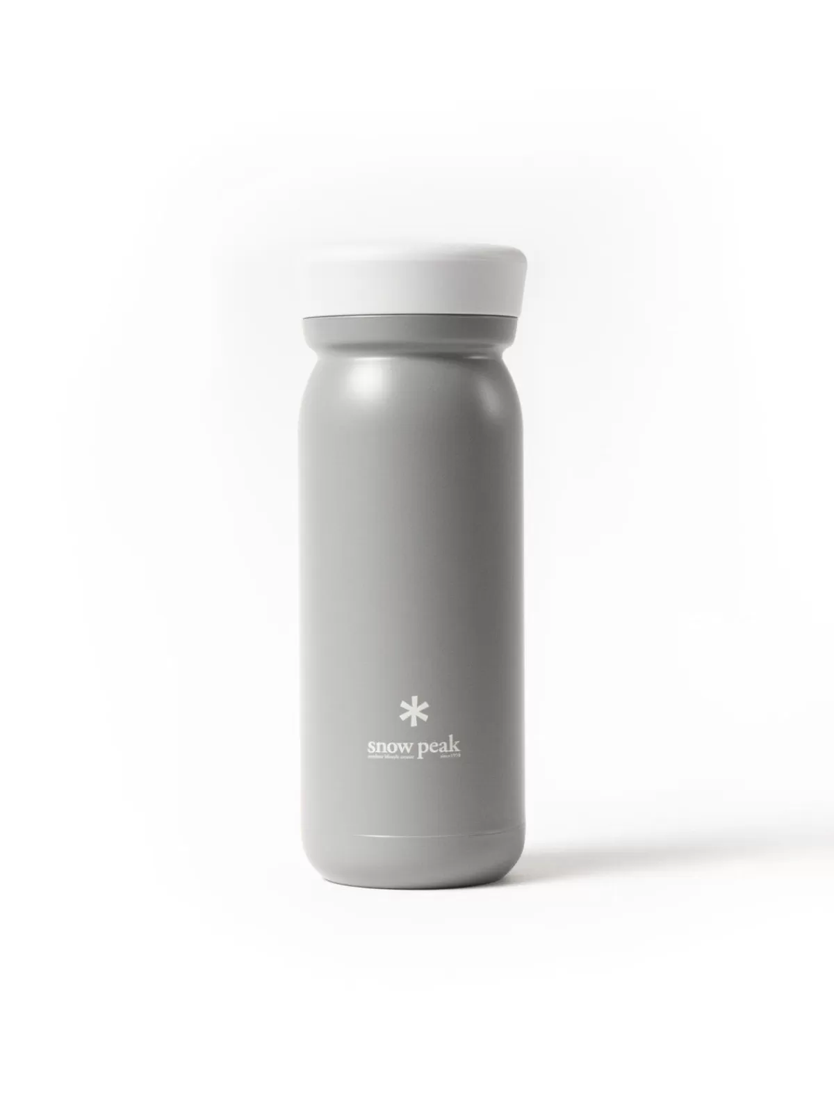 Stainless Vacuum Bottle Milk 500 Ash^Snow Peak Hot