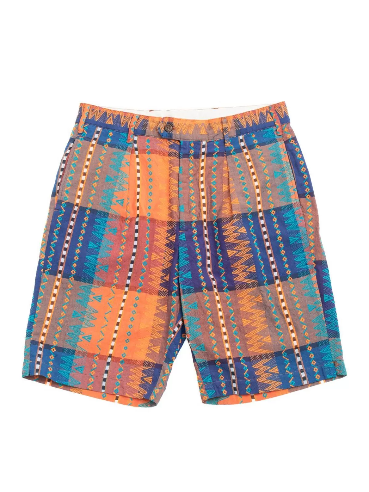 Sunset Short Blue/Orange Ethno Dobby^Engineered Garments Best