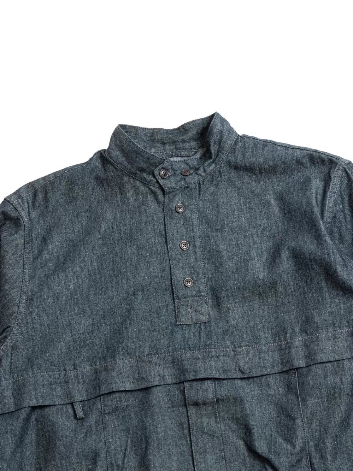 Takibi Light Denim Utility Pullover Indigo^SNOW PEAK APPAREL Shop