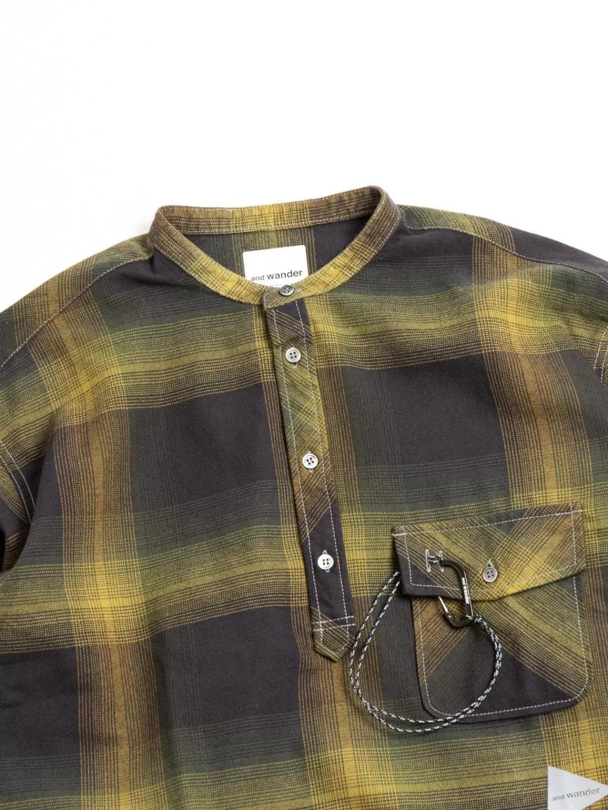 Thermonel Check Pullover Shirt Khaki^and wander Best Sale