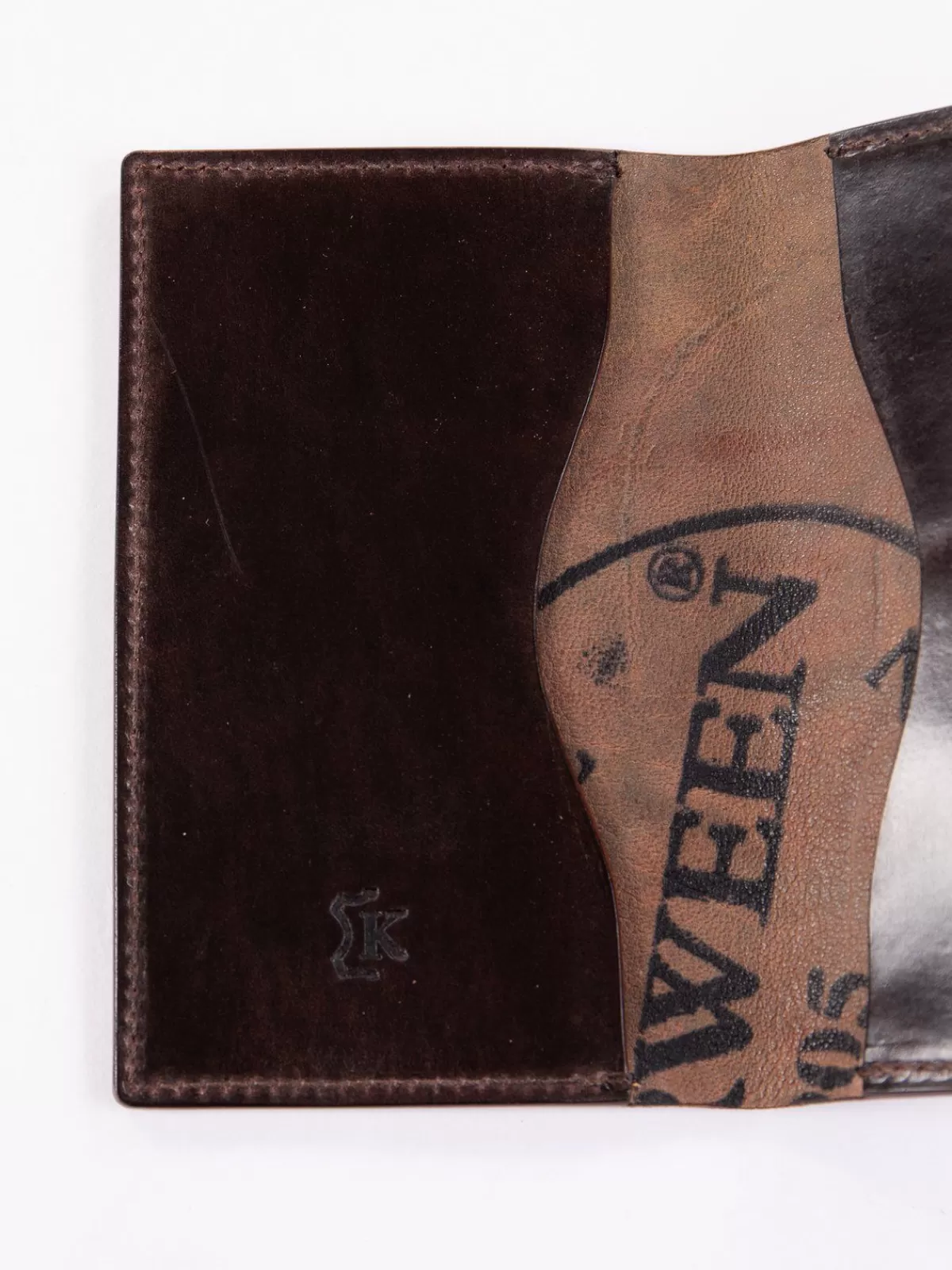 Tumbled Color 8 Horween Cordovan 1 1 Card Case^KREIS Flash Sale