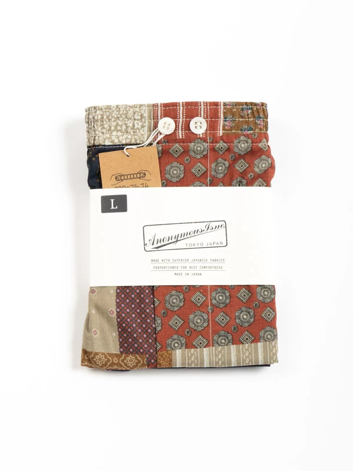 Vintage Patchworks Boxer Beige^Anonymous Ism Shop