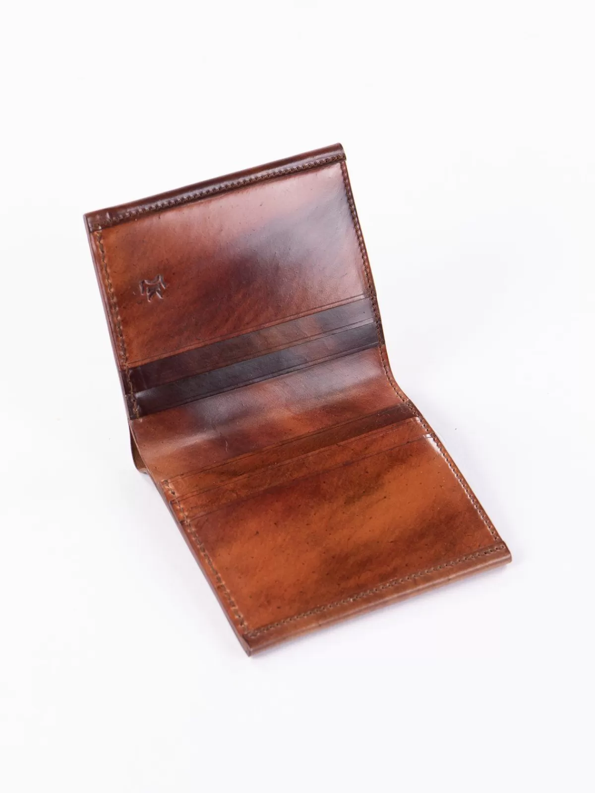 Washed Color 8 Horween Cordovan 3 3 Wallet^KREIS Online